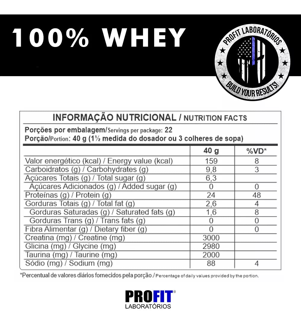 Combo 100% Whey + Creatina + Shaker de Regalo - Profit